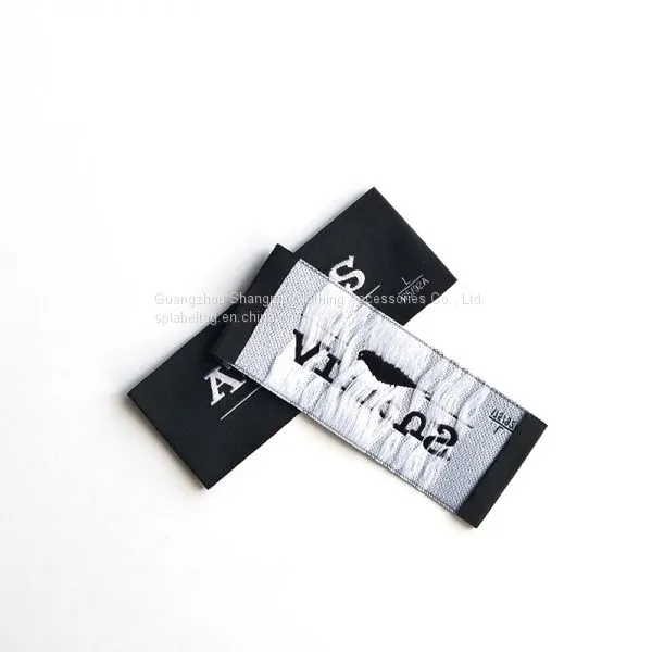 China Garment Accessories Best Quality Cotton Polyester Textiles Woven Label photo-2