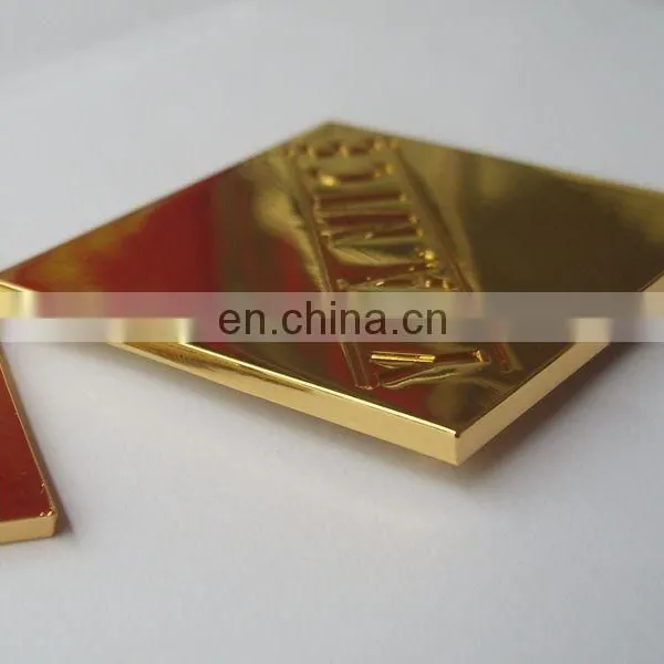 Fashion Custom Metal Logo Label Handbag Metal Logo Plates photo-3