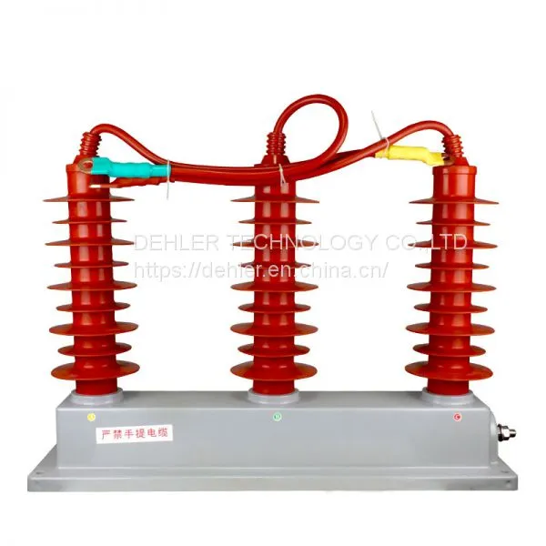 35kv Three-Phase Combined Arrester Overvoltage Protector Insulated Zinc Oxide Arrester photo-2