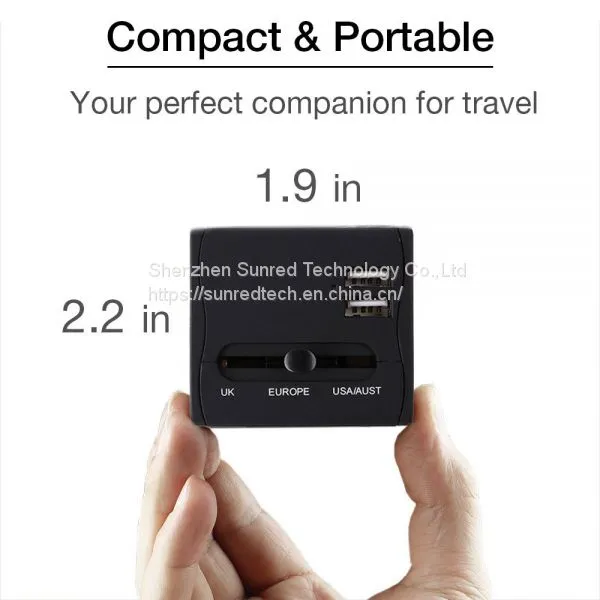 Hot Sell UK US EU AUS Multi Plugs Universal Travel Adapter With USB photo-2