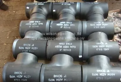 Jis 2311 SGP Seamless Short Radius Galvanized Steel Pipeline Tee Top Quality 90%