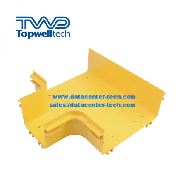 Yellow Plastic PVC /ABS Fiber Cable Tray Routing System photo-4