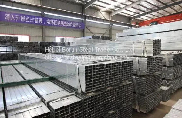 ERW Hollow Section Hot Dipped Galvanized Square Steel Pipe photo-5