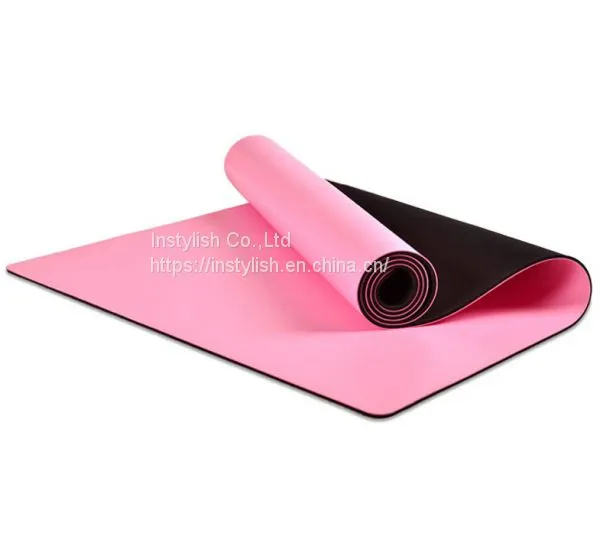 Eco-frinedly Natural Rubber PU Yoga Mat With Customized Alignment Line photo-4