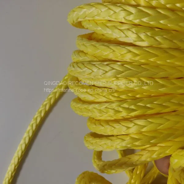 Recomen High Strength Electric Winch With Synthetic Rope Jeep Wrangler 66 ft Grab Puller Manual 3/8 Winch Rope photo-4