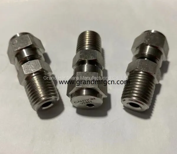 Stainless Steel 316 Drain Valve Plugs Withstand High Pressure 2700psi photo-4