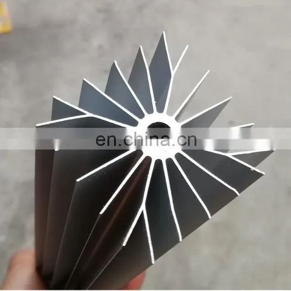 Toshine CA And CE Sunflower Heat Sink Aluminium Profile Structure For Led Light photo-5