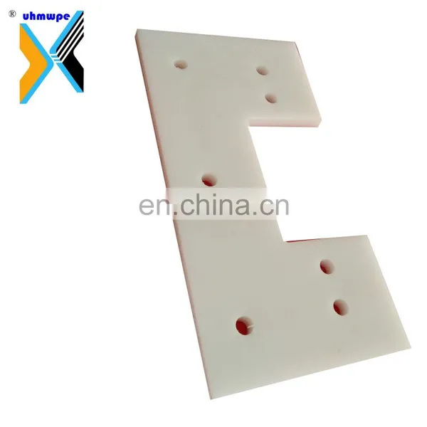 UHMWPE Drag Conveyor Paddles UHMWPE Beveled Edge Flights Virgin UHMW Ultra High Molecular Weight UHMWPE Flight Chain Spacers photo-2