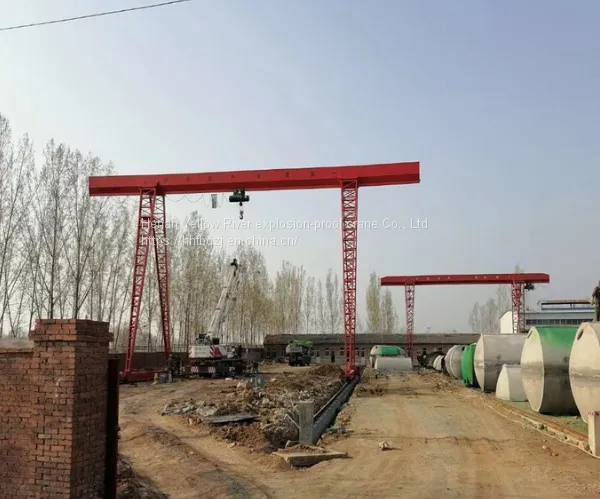 MH 1t Electric Gantry Crane，Outdoor Stockyard, Gantry Crane, Electric Hoist photo-4