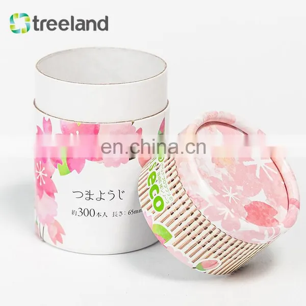 100% Paper Material Tube Packaging Toothpick Biodegradable Paper Tube Packaging photo-5