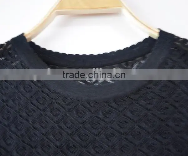 Women Pullover Round Neck Sweater Summer Breathable Sweater for Women photo-3