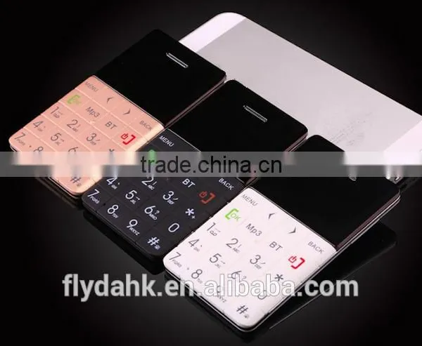 New QMART Q5 Card Phone 0.96 Inch OLED Screen Elder Senior People GSM Mobile Phone photo-2