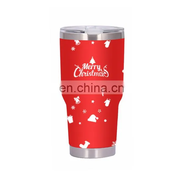 Sublimation Tumbler Gift Box Christmas Halloween Custom Logo Stainless Steel Straight Skinny Tumblers Cup Mug photo-3