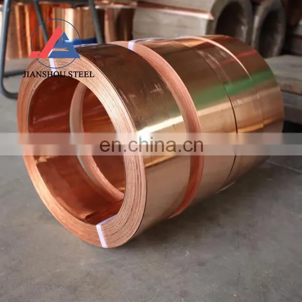 0.13-3.0mm Thickness C1100 C1200 C1020 C5191 C22000 Copper Roll Soft Pure 99.9% Class Copper Strip Coil photo-2