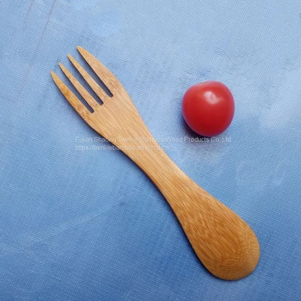 Bamboo Spork Wholesale China Twinkle Bamboo Spork Wholesale Bambu Sporks With Logo photo-2