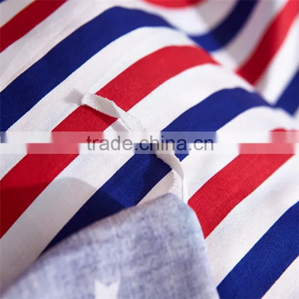 Fashion European Style Flag Printed Cotton Bedlinen Home Use Queen Size Sheet Set Aadult Cartoon Bedding Set photo-6