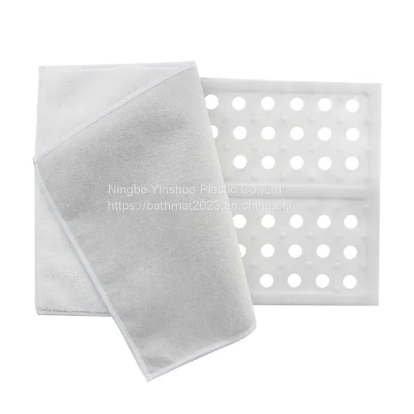 Detachable and Anti-slip Bath Mat, Rug,PVC Backing,Mat Washable for Hotel photo-2