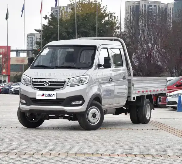 Changan Mini Cargo Truck With Double Rows Cabin Good Price1000KGS to 2000KGS New Energy Electric Vehicle photo-4