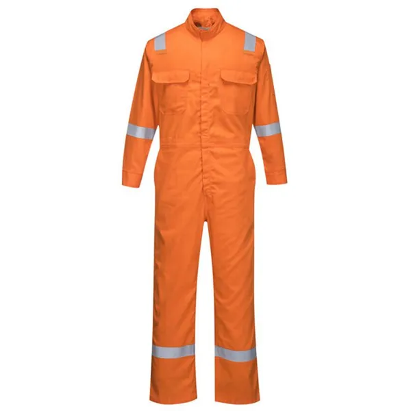 Wholesale of Spot Flame-retardant Jumpsuit Workshop Workers Reflective Striped Labor Protection Clothing Jumpsuit Work Clothes photo-2