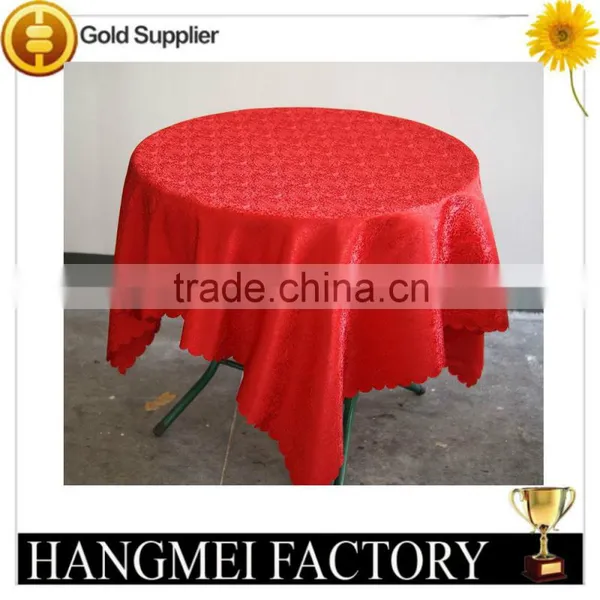 Wholesale Cheap Polyester Flower Pattern Jacquard TableCloth Quality Choice photo-5
