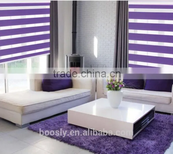 Hotel Bathroom Blackout Blinds Motorized Zebra Blind photo-2