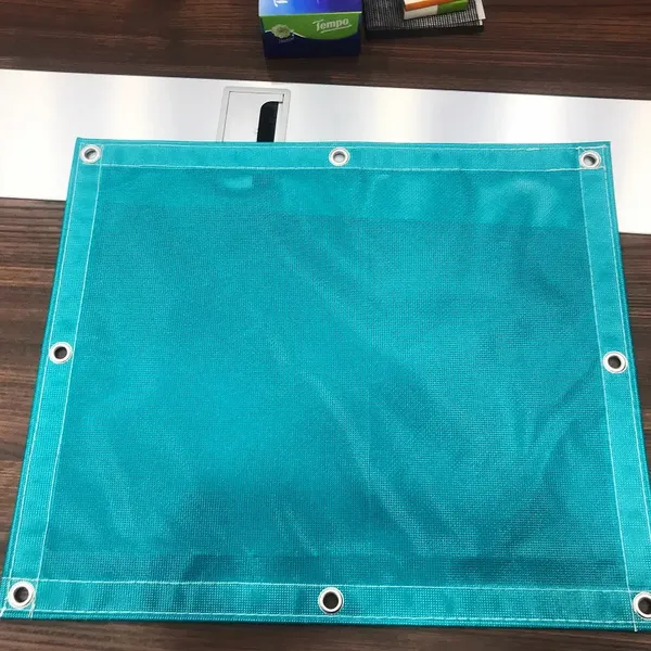 Top Grade Outdoor PVC Mesh Mesh PVC Mesh Fabric Textilene Woven Mesh Fabric Two-Color PVC Woven Mesh Fabric Wholesale photo-5