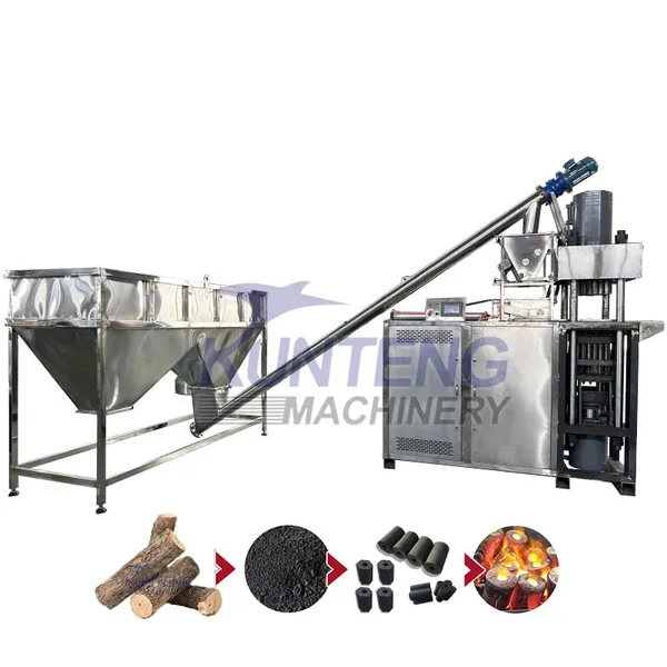Charcoal Block Maker Machine Barbecue Charcoal Hydraulic Forming Machine EPC