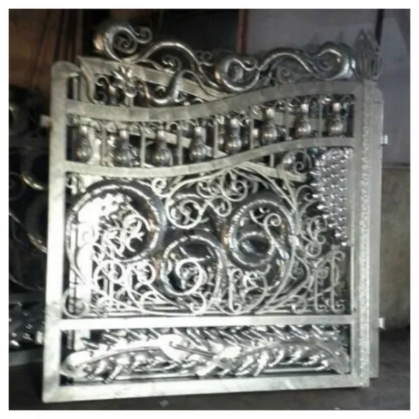 China FancyWrought Iron Gates Aluminum Gate Design For Home photo-4