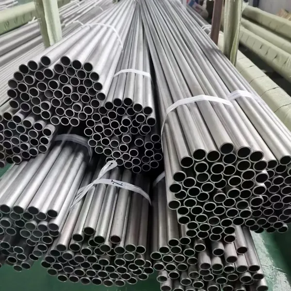 Titanium Tube Seamless Gr2 per ASTM B338 for Chemical and Marine Applications