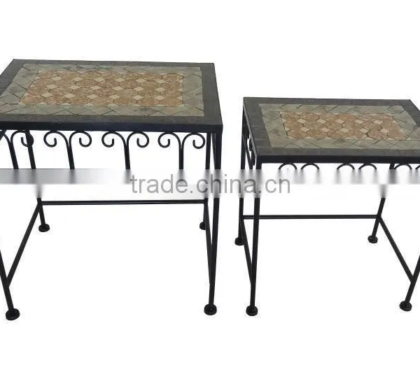 New Design Mosaic Tile Plant Stand for Indoor Table photo-2