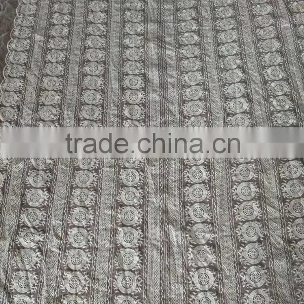 Wholesale Garment Accessory Glass Yarn Embroidery Cotton Lace Fabric photo-2