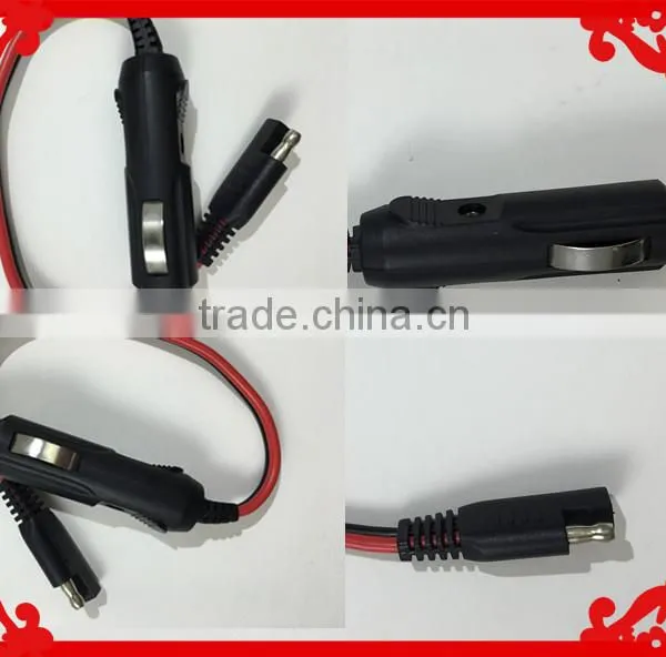 NEW Female Gender Cigarette Plug & SR With 18AWG 2C Cable OF Cable Assembly