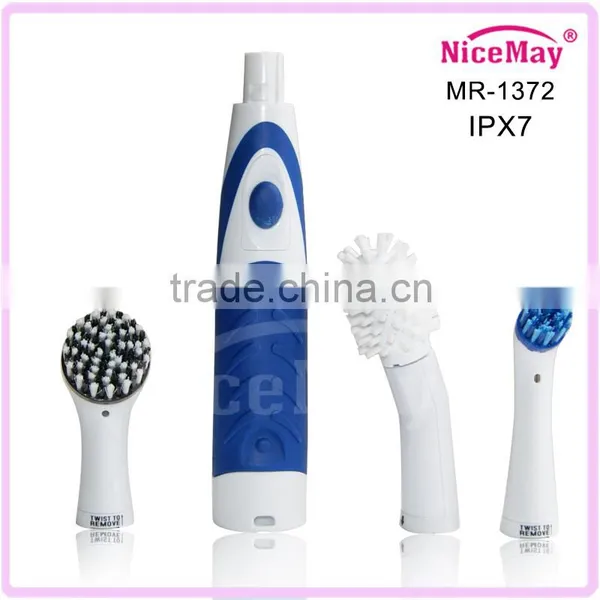 Nicemay Electric Shoe Shining Brush With Replacements Heads MR-1372 photo-2