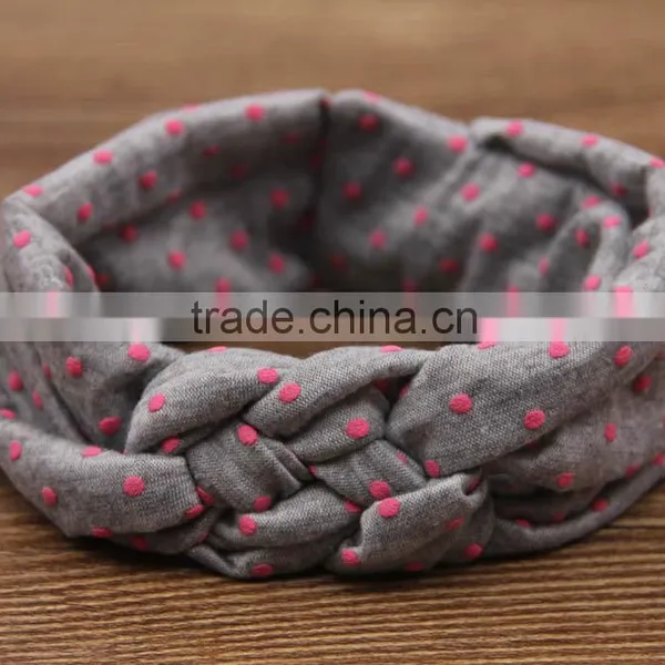 Hot Sale 2016 European Designs Children Knitted Cross Hair Bands Baby Girl Headbands photo-6