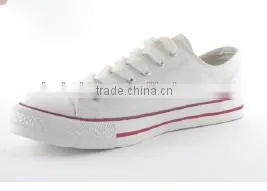Hot Sales Classic Vulcanized White Women Canvas Shoes
