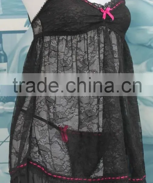 Sexy Quick Dry Transparent Bedding Dress ,babydoll Lingerie photo-2