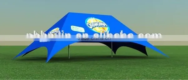 Factory Sale White Oxford Fabric Star Tents Star Shaped Canopy Tent Star Shade Tent Canopy Star Sun Shelter photo-3