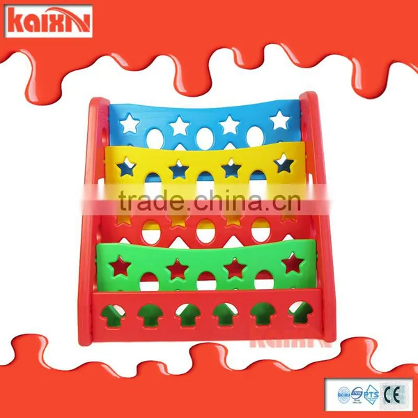 Children Multifunctional Plastic Book Shelf Toy photo-3
