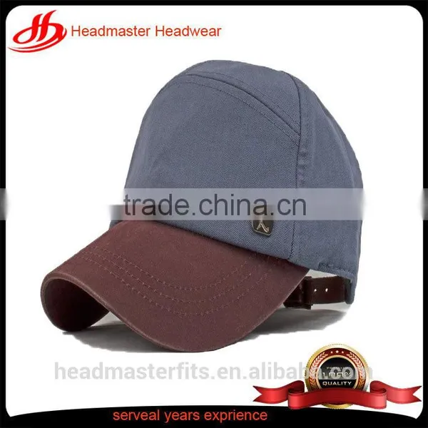 Custom Unique 100%cotton Baseball Hat With Metal Patch photo-4