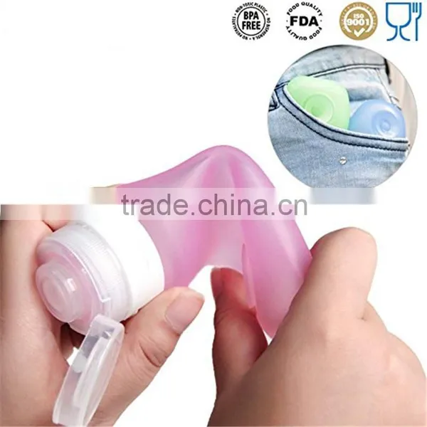 Fan-shaped shampoo bottle