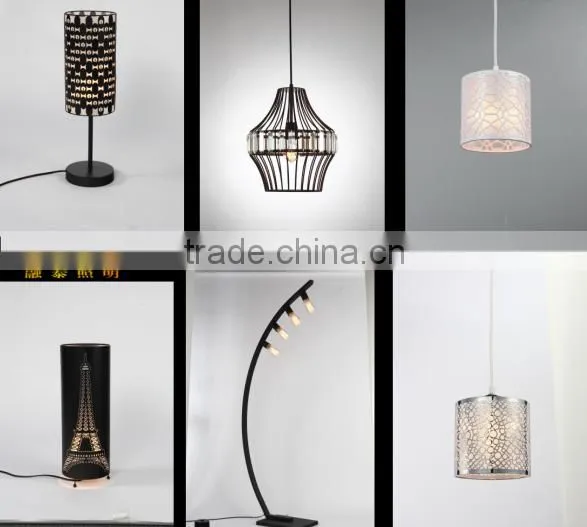 Chinese American Style Modern Desk Light White Table Lamp For Restaurant Or Hotel RT6007 photo-3