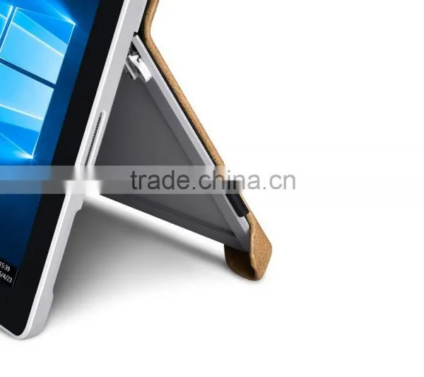 Icarer Luxury Genuine Leather Ultrathin Holder Back Cover for Surface Pro 4 photo-4