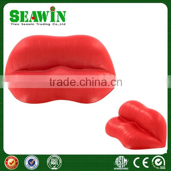 Gift pu Foam Anti Stress Toy Lips