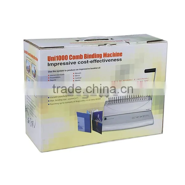 NEW A4 Wire Comb Coil Hole Punch & Binder Book Binding Machine 10Sheets 250Pages photo-4