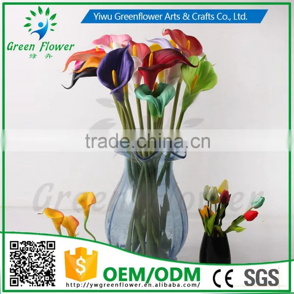 2016 Calla Lily Real Touch PU Latex Artificial Flowers for Home Decorative Flowers Wreaths Flowers Wedding Party Decoration photo-6