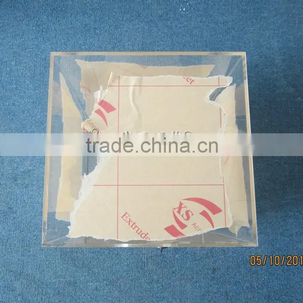 GH-RJ004 Hot Sale Clear Donation Box With Lock ,high Polished Acrylic Donation Box photo-5