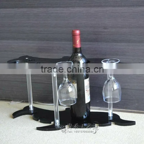 GH-RZ240 High Quality Small Acrylic Wine Display Racks ,customized Acrylic Wine Racks photo-6