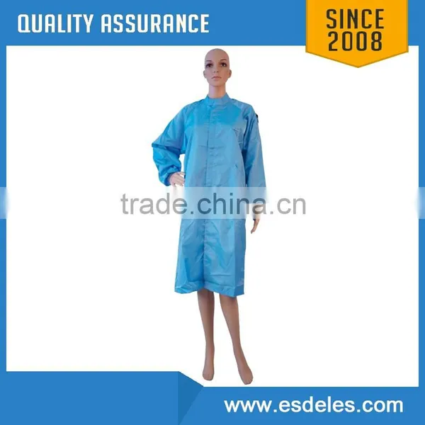 Customization Available 5mm Grid Cleanroom Antistatic ESD Garment photo-2