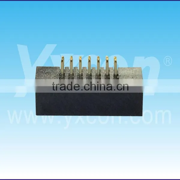 China Supplier Excellent Quality 1.27mm Pitch 180 Degree Box Header Connector photo-5