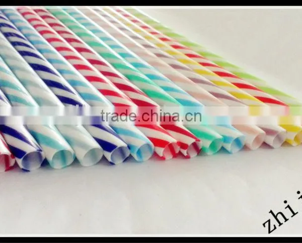 Eco-friendly Striped Plastic Drinking Straw Quality Choice photo-3